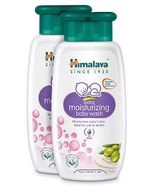 Himalaya Herbal Extra Moisturizing Baby Wash - 200 ml  ( Pack of 2 )