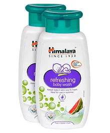 Himalaya Herbal Refreshing Baby Wash - 200 ml  ( Pack of 2 )