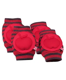 Babyhug Elbow & Knee Protection Pads Red Combo Pack