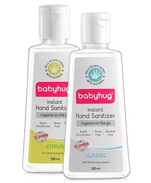 Babyhug Hand Sanitizer Pack of 2 (400ml)