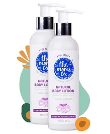 The Moms Co Natural Baby Lotion - 200 ml(Pack of 2)