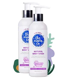 The Moms Co Natural Baby Wash - 200 ml(Pack of 2)