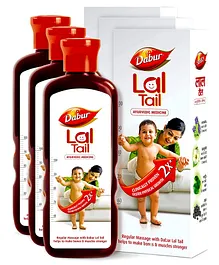 Dabur Lal Tail - 100 ml(Pack of 3)