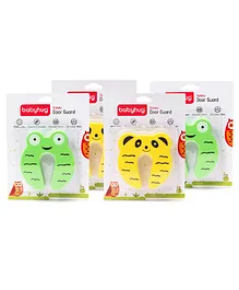 Babyhug Door Stopper Pack Of 4 - Yellow & Green