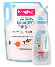 Babyhug Plant Based Disinfectant Liquid Laundry Detergent - 2050 ml (Combo Pack)