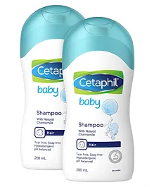 Cetaphil Baby Shampoo With Natural Chamomile - 200 ml ( Pack of 2 )