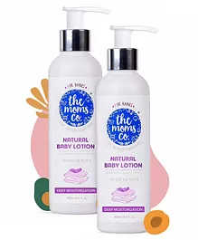 The Moms Co Natural Baby Lotion - 400 ml ( Pack of 2 )