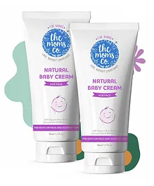 The Moms Co Natural Face Cream - 50 Grams ( Pack of 2 )