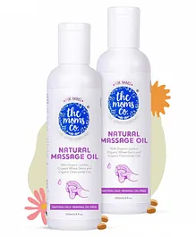 The Moms Co Natural Massage Oil - 200 ml ( Pack of 2 )
