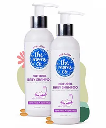 The Moms Co Natural Baby Shampoo - 400 ml ( Pack of 2 )