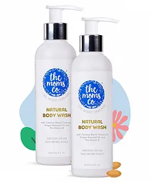 The Moms Co Natural Body Wash - 200 ml ( Pack of 2 )