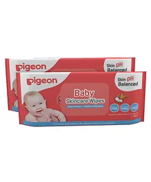 Pigeon Baby Skincare Wipes - 72 Pieces Pack Of 2