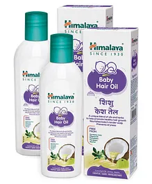 Himalaya Baby Hair Oil - 100 ml Pack Of 2