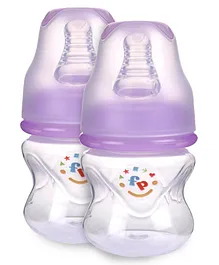 Fisher Price Ultra Care Regular Neck Polypropylene Sterilizable  Feeding Bottle Purple - 60 ml Pack Of 2
