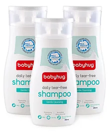 Babyhug Daily Tear Free Shampoo 200ml - Pack of 3