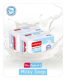 Babyhug Daily Rich Moisturising Milky Soap (125 gm x 2) - Pack of 2