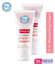 Babyhug Milk Protein Formula Daily Full Body and Face Moisturizing Cream-100 ml (Pack of 2)