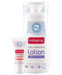 Babyhug Moisturing Lotion 200 ml & Cream 50 ml