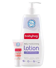 Babyhug Moisturing Lotion 400 ml & Cream 50 ml