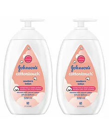 New Johnson's Cottontouch Newborn Baby Lotion - 500 ml ( Pack of 2 )