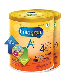 Enfagrow A- Nutritional Milk Powder Health Drink for Children (3- years), Chocolate 400g - Pack of 2