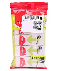 Maped Eraser Technic 600 Pack of 2