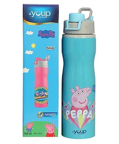 Stainless Steel Peppa Pig Style Sipper Round Shape Insulated Print Water  Bottle Water Bottle for Kids/