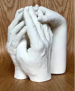 My Impression Studio Diy 3 D Adult Couple Clasped Hands Casting