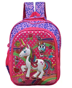 Barbie Look Out World School Bag Pink - 16 Inches –