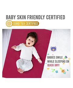 LUVLAP INSTADRY BABY SHEET PROTECTOR MAT LARGE SIZE 100 CM X 140 CM