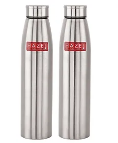 Sizzle Stainless Steel Fridge Water Bottle, Set Of 6, 1000 ml Bottle - Buy  Sizzle Stainless Steel Fridge Water Bottle, Set Of 6, 1000 ml Bottle Online  at Best Prices in India 