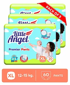 Buy Little's Baby Pants Diapers,Extra Large(XL),24 Count,12-17 kg, with  Wetness Indicator & 12 Hours Absorption Online at Low Prices in India 