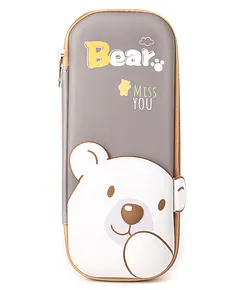 Pencil Case Animal Polar Bear Pencil Pouch 2 Pocket Pencil Case