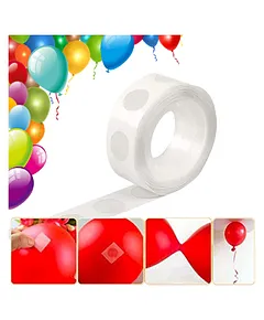 Zyozi Glue Point Clear Balloon Glue Removable Adhesive Dots Double Sided  Dots of Glue Tape for