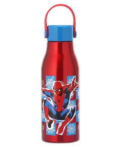 spiderman print temperature bottle