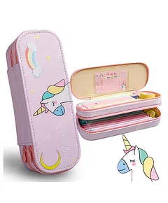 Pencil Pouches for Girls, Unicorn Pouch for Stationary Items - Pencil –  FunBlast