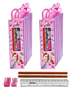 Unicorn Stationary Kit For Girls -41Pcs Stationary Items Pencil  Box,Colours,Eraser and Sharpener at Rs 350/piece, Stationery Kit in New  Delhi