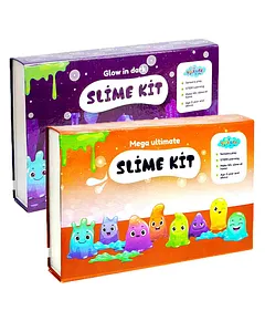 yucky science Ultimate Slime Making Kit for Kids Fluffy and