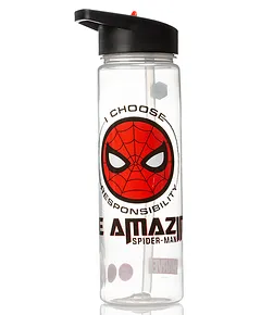 spiderman print temperature bottle