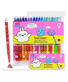 FunBlast Twist Crayons for Kids - 12 Pcs Crayon Set for Kids