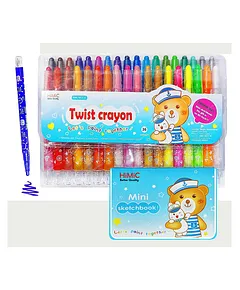 Toyshine 36 Pcs Colors Twist Crayon Colors Set for Kids, Coloring Kit