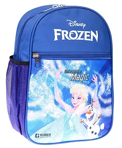 Disney Frozen Girl's Elsa Compartment Soft Lunch Box (Blue/Magic) Blue