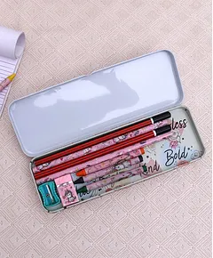 Multifunction Mini Jumbo Pencil Box with Compass for Girls & Boys