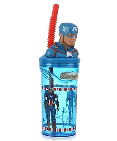 Stor Captain America Sipper Water Bottle - 350 ml