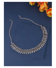 Buy Invisible Choker Necklace With Swarovski Crystal Pendant Online in  India 