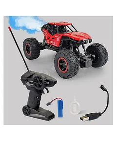 Spray Remote Control Car, Mini Kids Rc Car With Led Light,1:14 Scale Boys  Girls Electric Sports Racing Toy Car Model Car, Ideal Gift For 3 4 5 6 7 8+