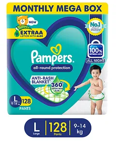 Baby Diapers Large (L) Size Online India - Buy at