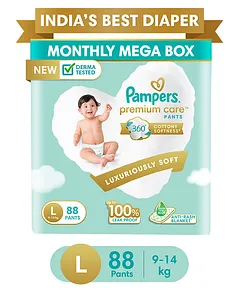  Rascal + Friends Premium Diapers Size 3, 88 Count : Baby