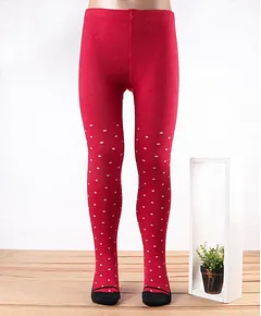 Rose or Beige or Red Kids Baby Tights in NICE 3 Colours