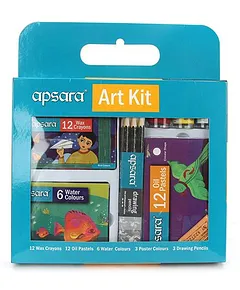  145 Piece Deluxe Art Set with 2 x 50 Sheet Drawing Pad, Art  Supplies Wooden Art Box, Drawing Painting Kit with Crayons, Oil Pastels,  Colored Pencils, Creative Gift Box for Adults